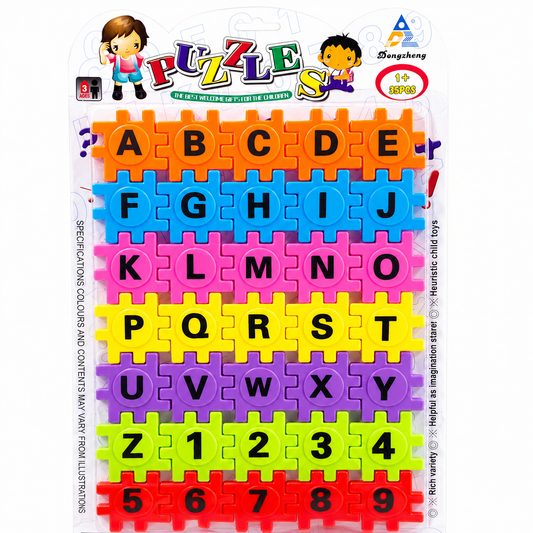 Alphabets and numbers Puzzle