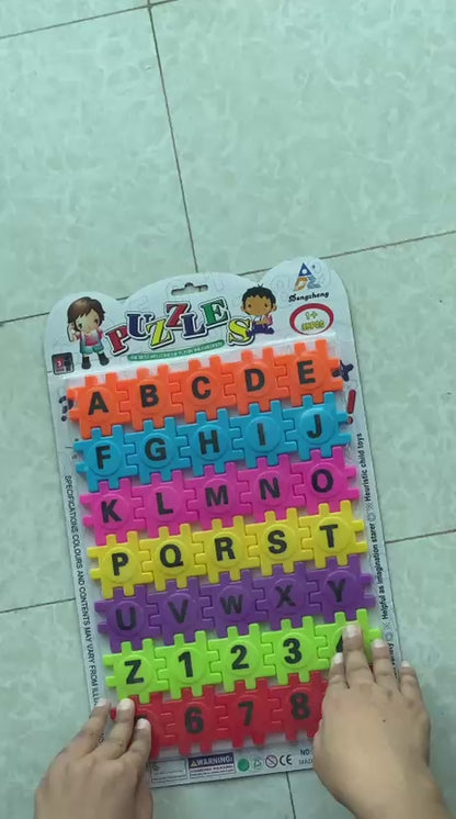 Alphabets and numbers Puzzle