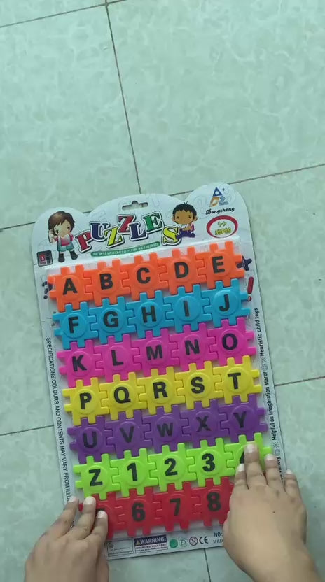 Alphabets and numbers Puzzle